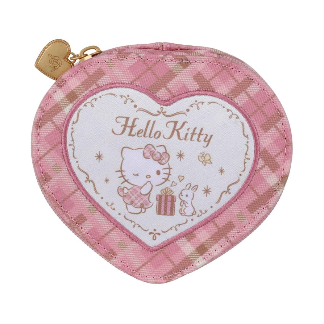 [Authantic] Miniso land Sanrio Hello Kitty Bag Mirror Plushy Pillow Hair Clip Retro Plaid Series