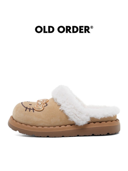 Sanrio Hello Kitty Old Order Winter Warm Shoes