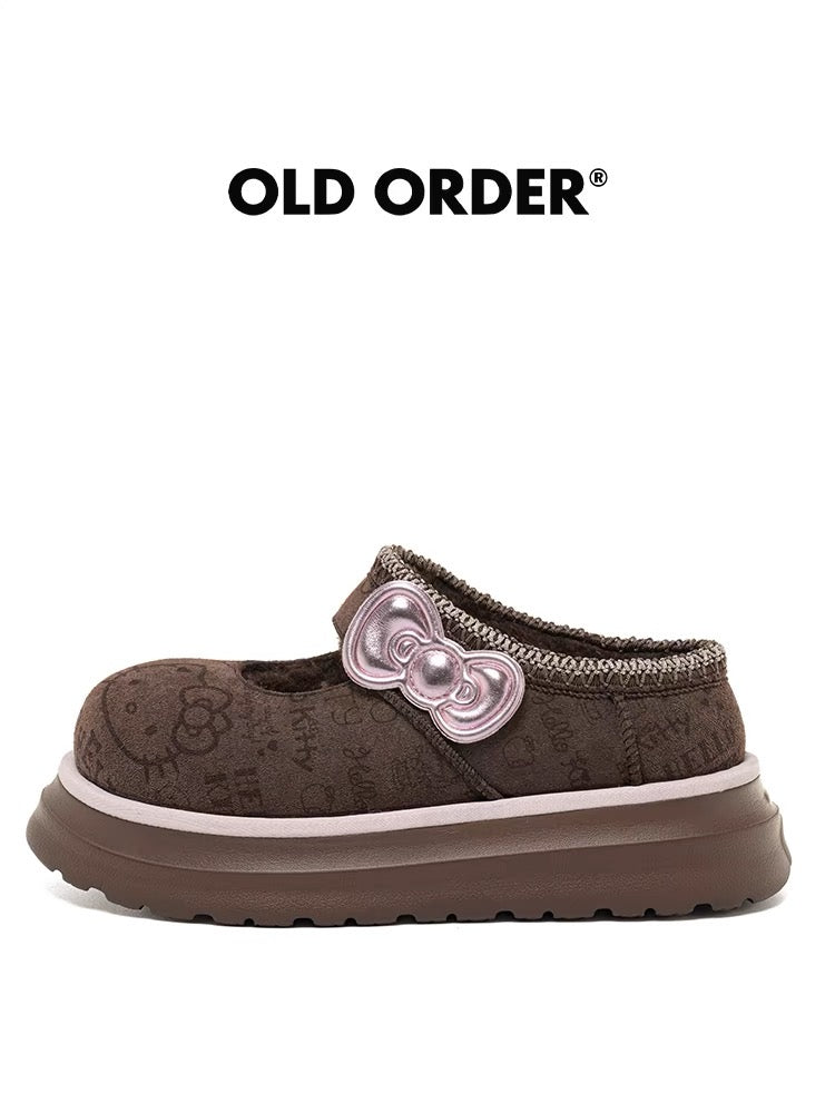 Sanrio Hello Kitty Old Order Winter Warm Shoes