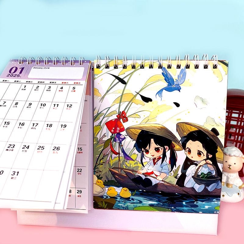 Heavens Official Blessings Inspired MXTX 2025-2026 Calendar Stationary