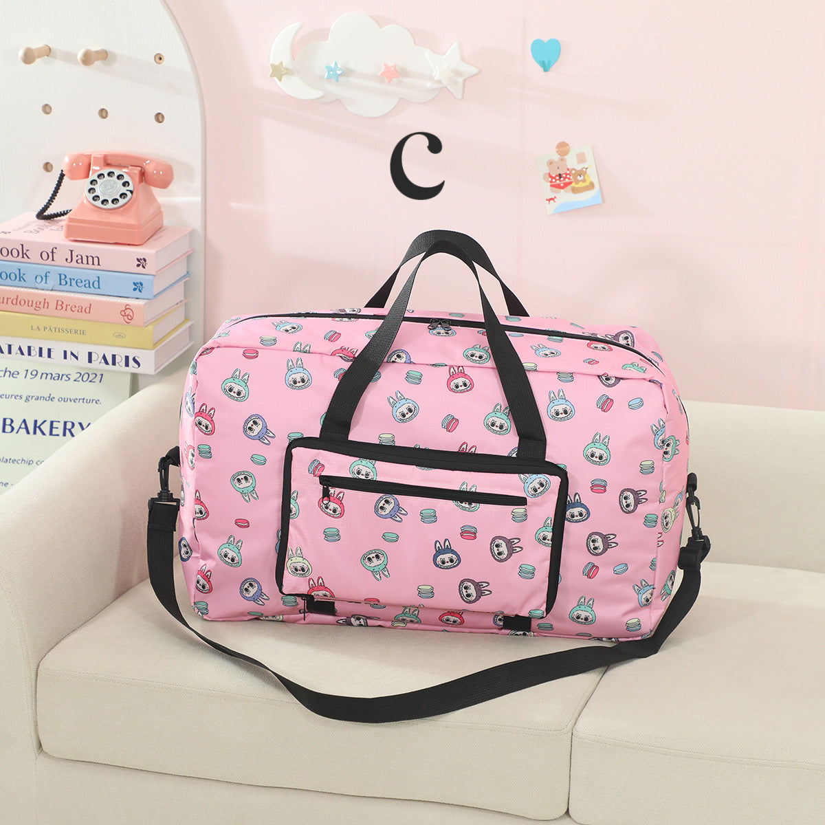 Labubu Duffel Bag Traveling Bag