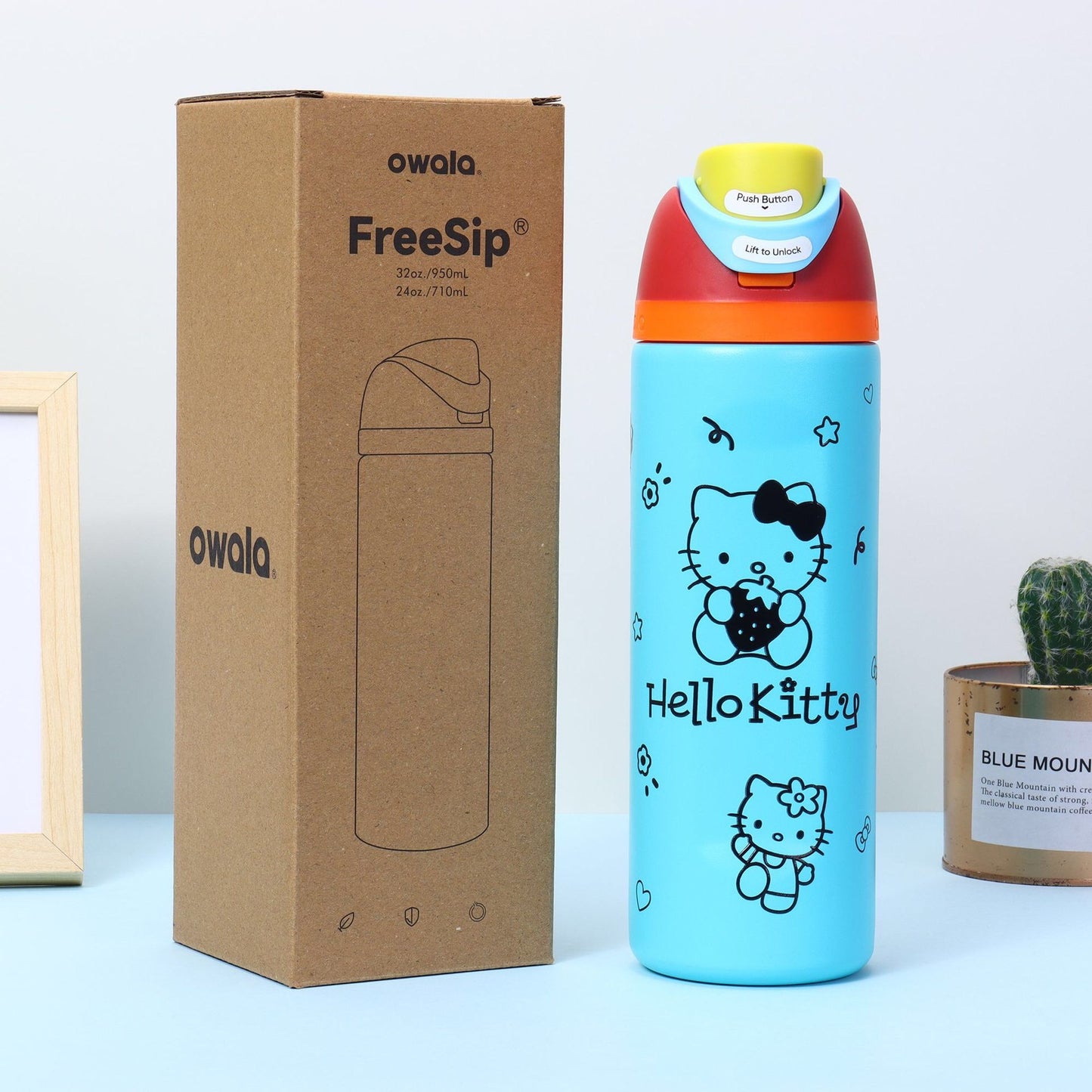 Sanrio Hello Kitty Owala Water Bottle 24 oz
