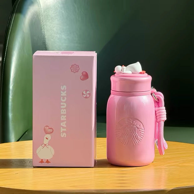 Authentic Starbucks 2026 Chinese Valentines Day Series Sweet Star Duck Cups Plush Bear