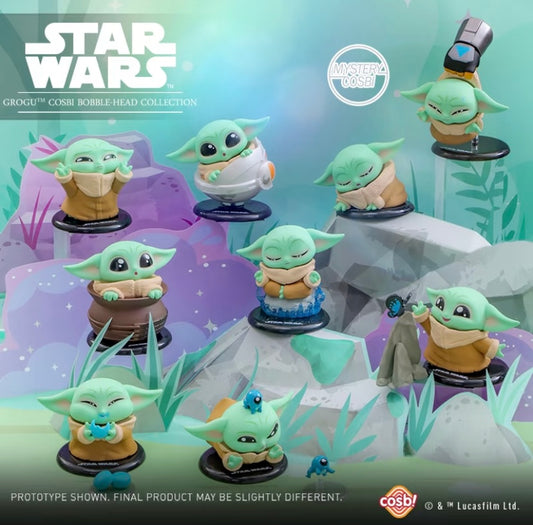 [Authentic ] Star Wars Cosbi Blind Boxes Grogu Figures