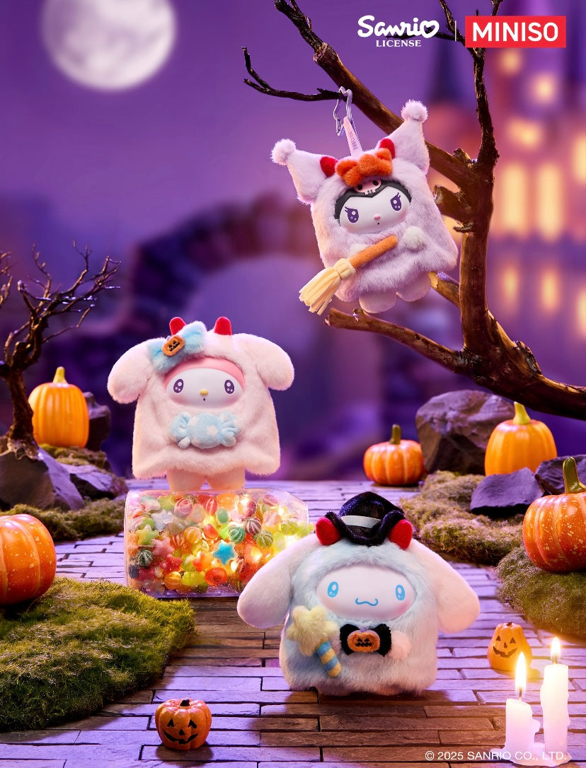 10/31 Release Date [Authentic] Miniso Sanrio Halloween Vinyl Plush Blind Boxes