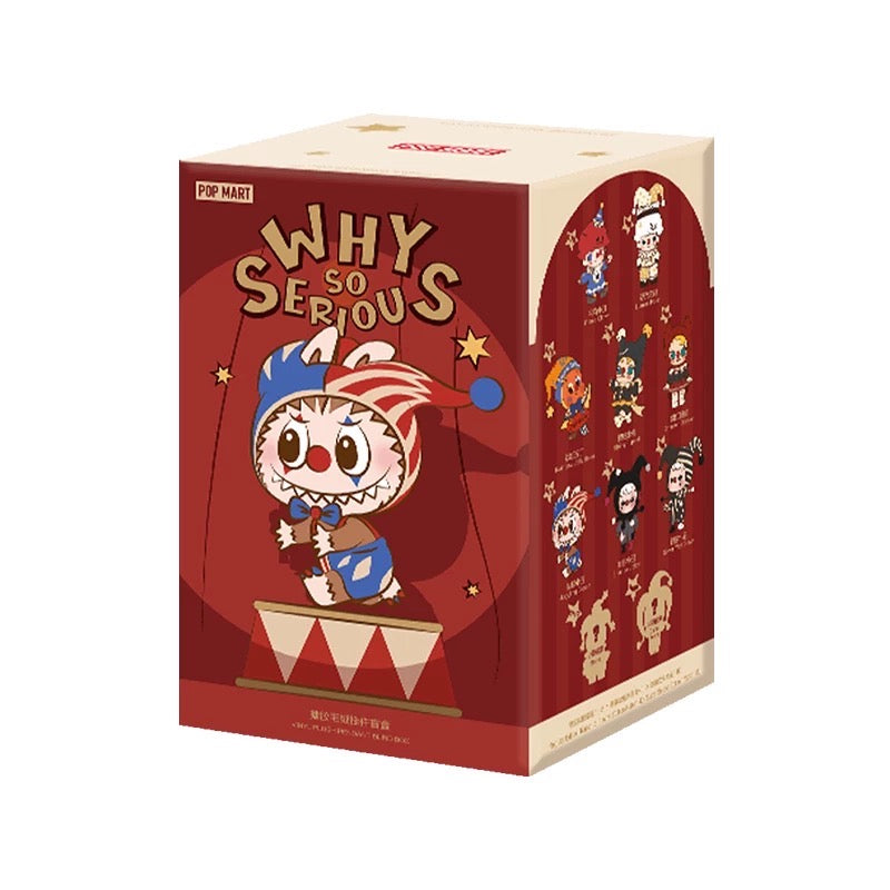 [Authentic] Popmart Labubu Halloween Why So Serious Series -Vinyl Plush Pendant BlindBoxes
