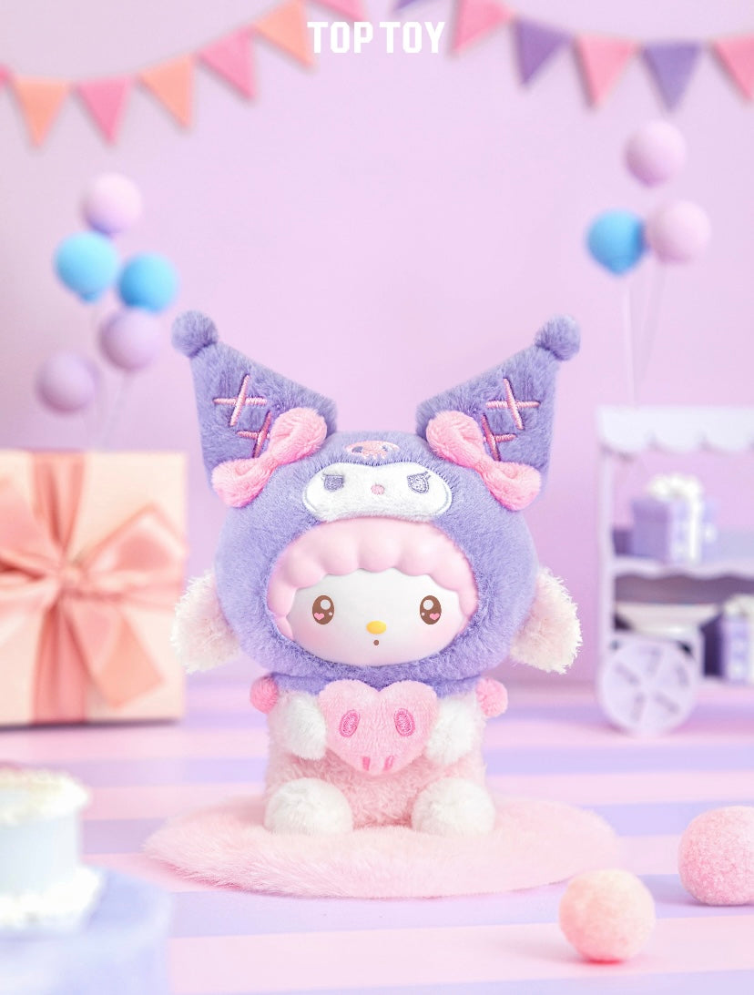 [Authentic] Toptoy Sanrio Kuromi Birthday Vinyl Plush Blind Boxes