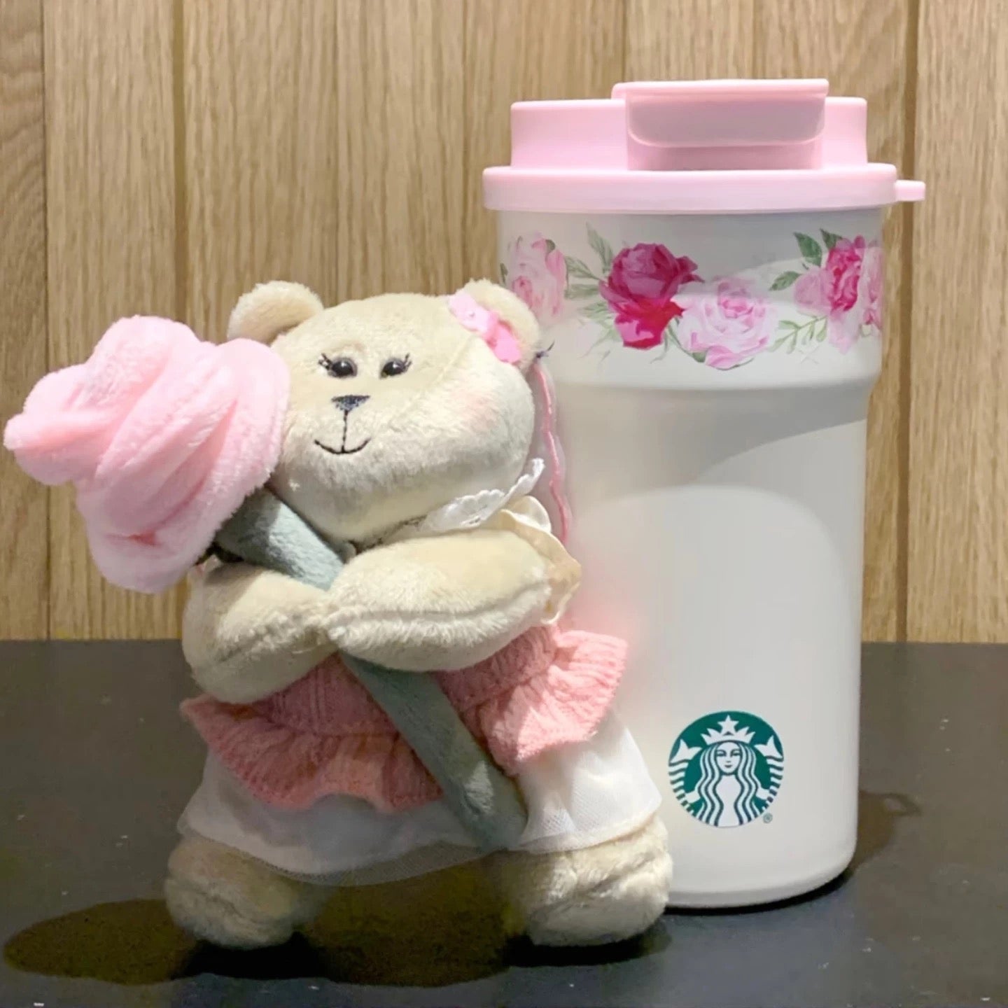 Authentic Starbucks Rose Garden Series Cup Tumbler