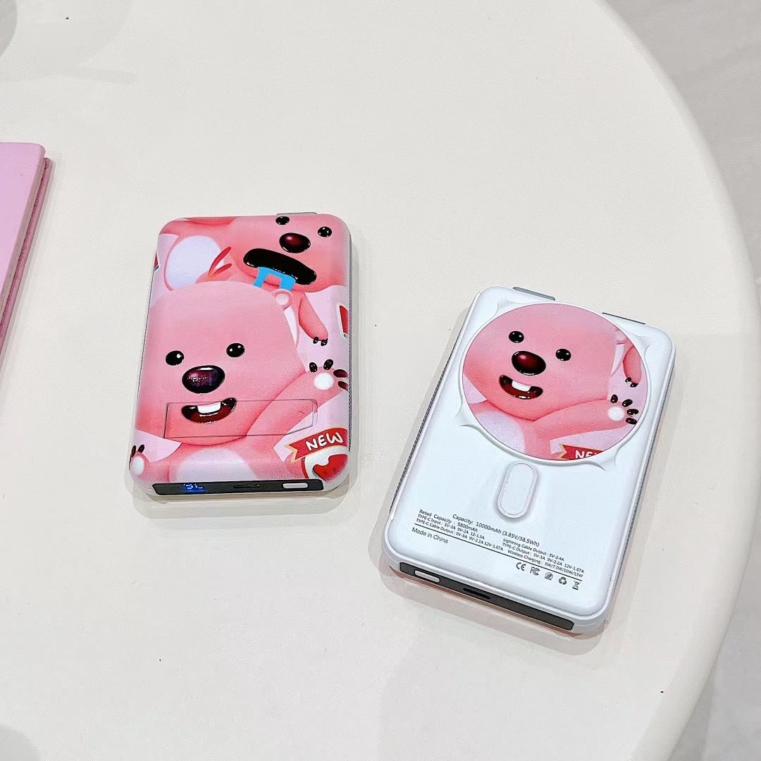 Cute Kawaii Sanrio Powerbank Fast Charging Multi Functional Mag Safe Powerbank