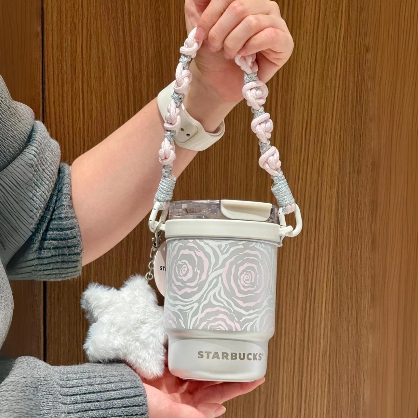 Authentic Starbucks Rose Garden Series Cup Tumbler