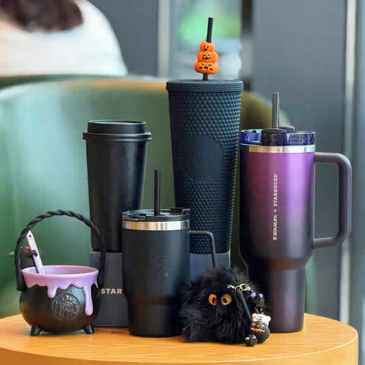 Authentic Starbucks China 2025 Halloween Dark Night Series