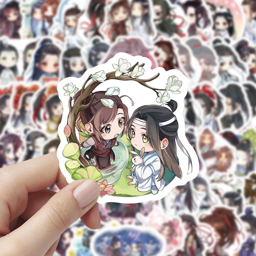 The Untamed 陈情令 Inspired MXTX 60 Pcs Stickers Stationary MDZS The Grandmaster