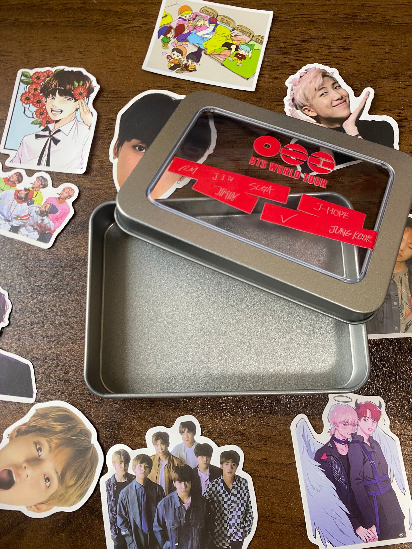 K-pop BTS Arirang Tour Iron Storage Box 11.3 *8.2*2.2cm