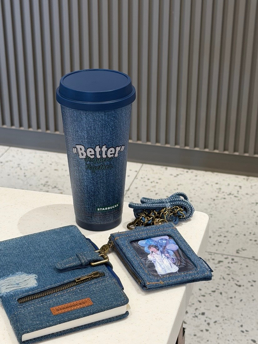 Authentic Starbucks Mainland China Denim Series Stanley Tumbler