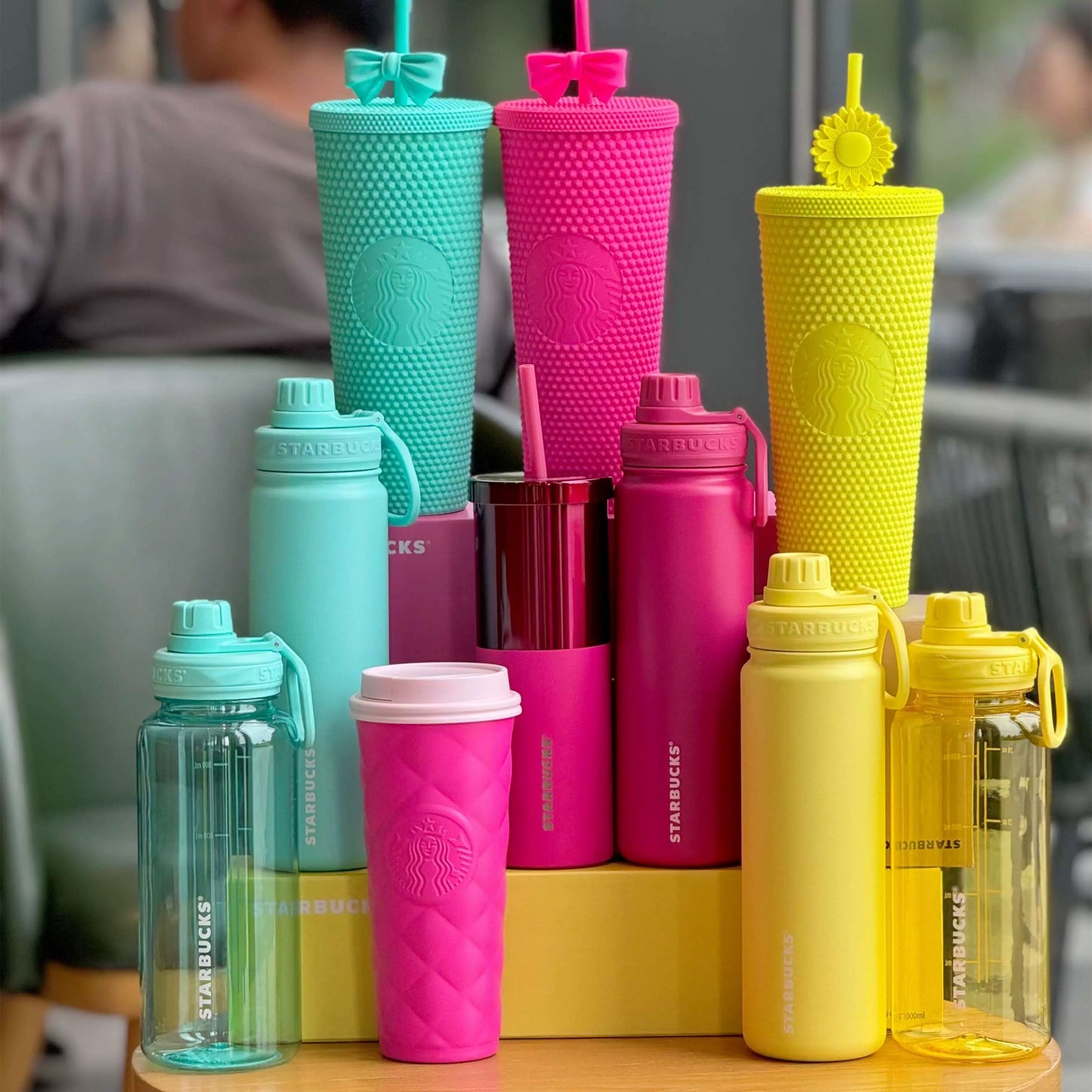 Authentic Starbucks China 2025 Colorful Summer Series