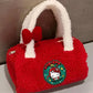 Sanrio Cute Hello Kitty Fuzzy Christmas Bag