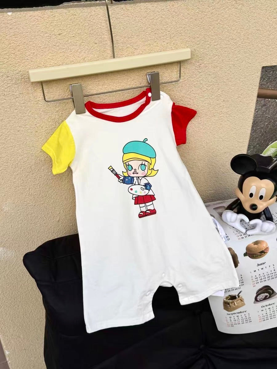 Labubu Popmart Baby Clothes One Piece Baby Jumper