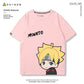 Naruto Anime T-shirt Matching Couple Kids Family Clothes