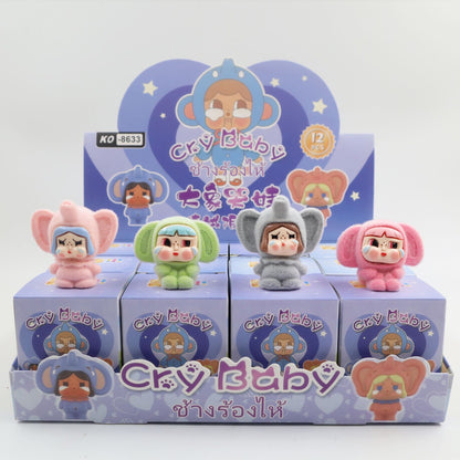 [NOT AUTHENTIC] Popmart Labubu Cry Baby Skull panda Mini DIY Decorating Figures