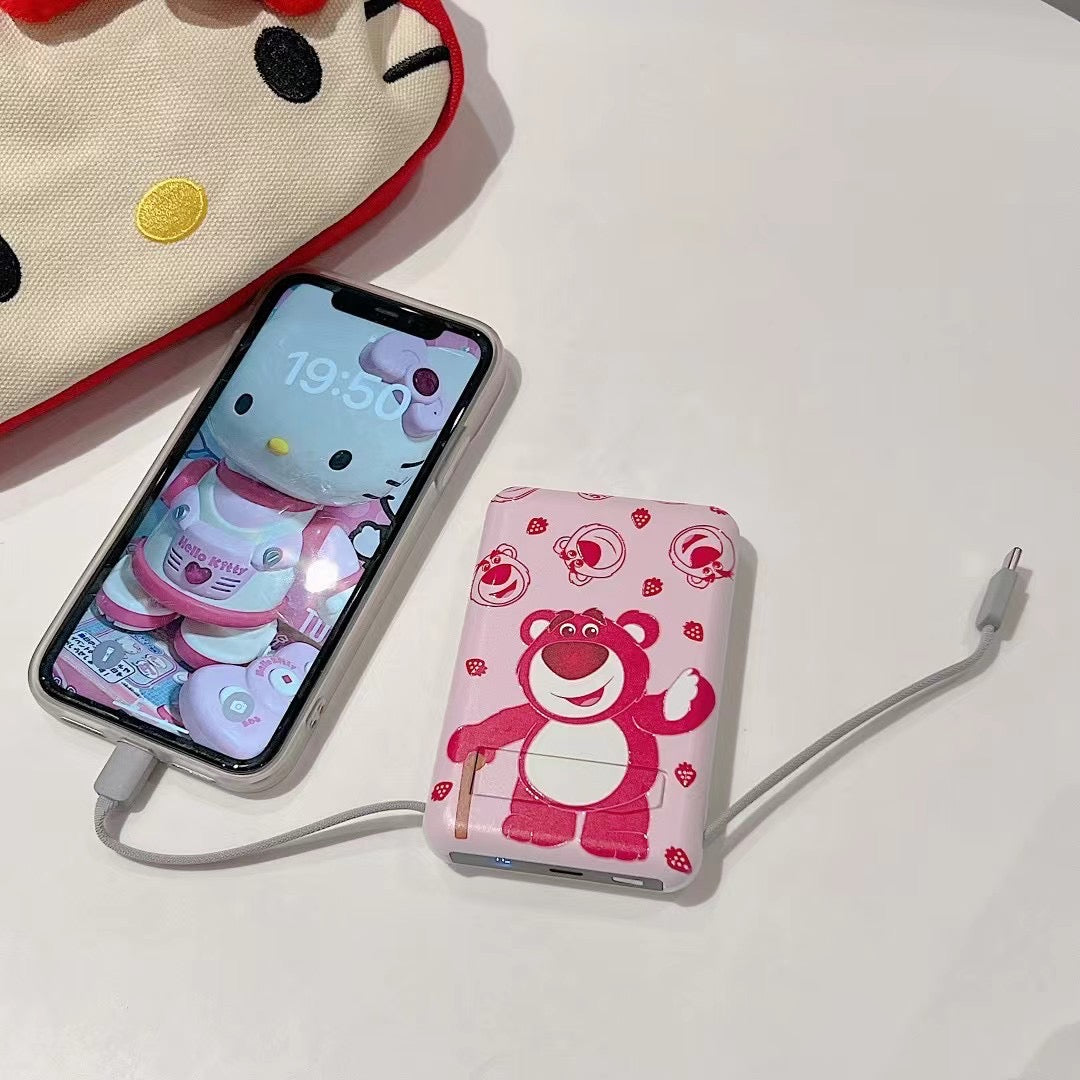 Cute Kawaii Sanrio Powerbank Fast Charging Multi Functional Mag Safe Powerbank