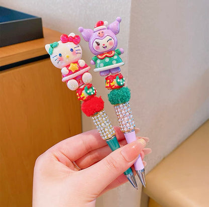 Sanrio Christmas Pens Stationary Hello Kitty My Melody Pompompurin Cinamoroll