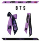 K-pop BTS Arirang World Tour Concert Silk DIY Accessories Hair Bag Clothes Charm 95*5 cm