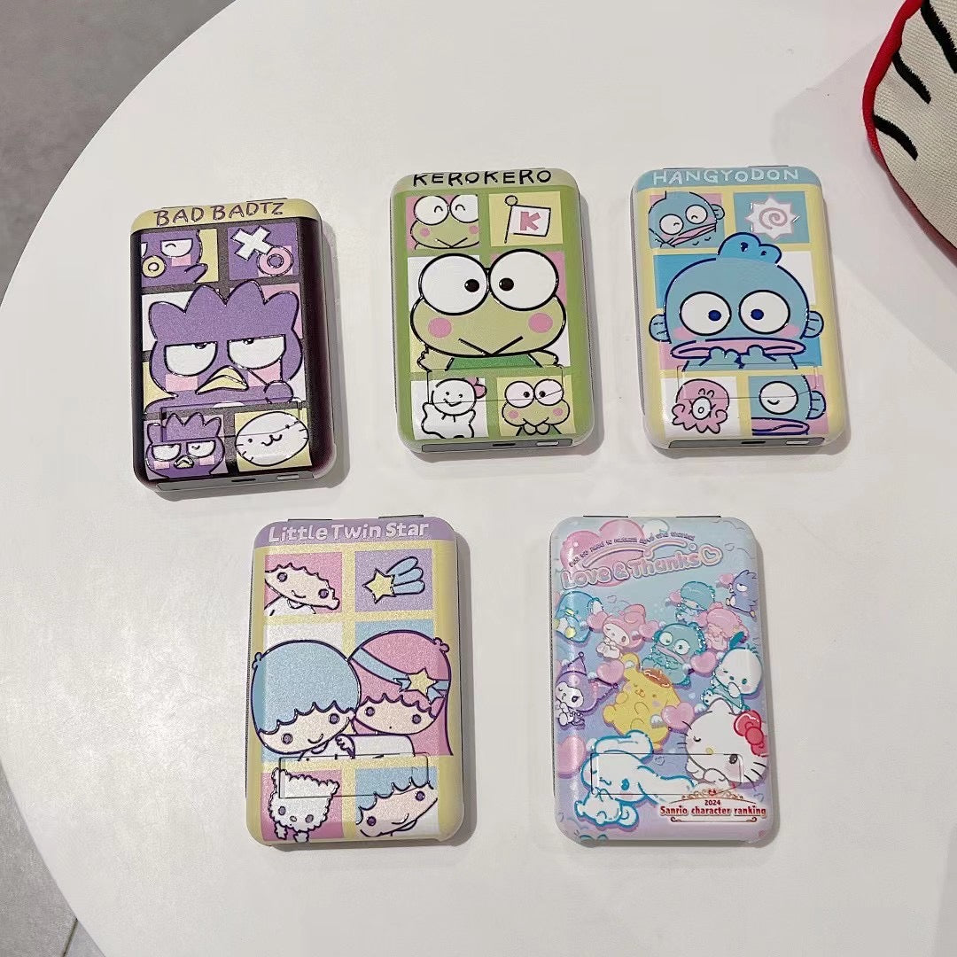 Cute Kawaii Sanrio Powerbank Fast Charging Multi Functional Mag Safe Powerbank