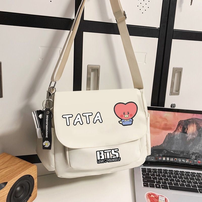 K-pop BTS Suga Jimin RM Jungkook JHope Jin V Crossbody Bag