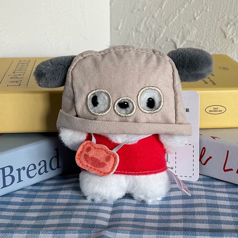 Sanrio Halloween Plushy Japan Version  Keychain Bag Charm Pompompurin My Melody Cinamoroll Hello Kitty Kuromi 12 cm plushy