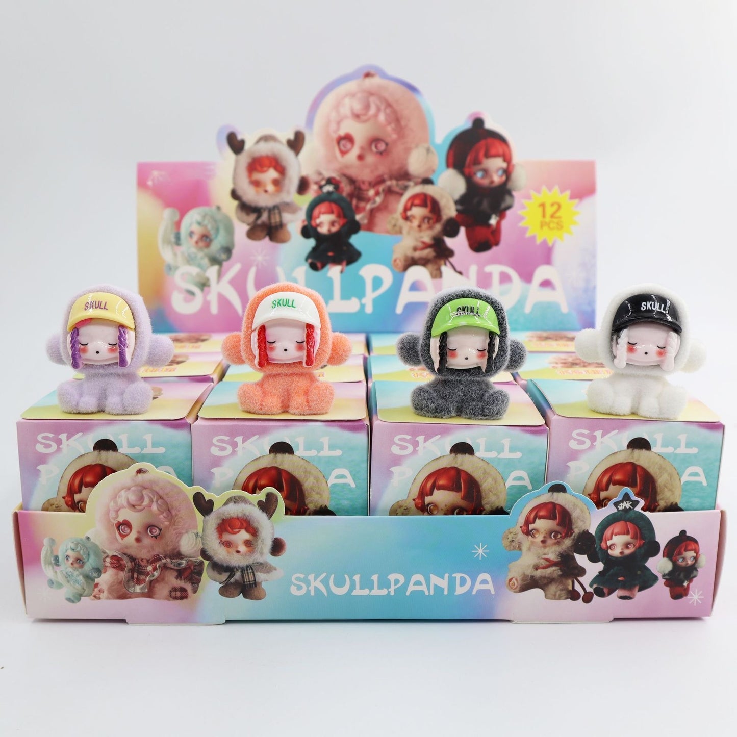 [NOT AUTHENTIC] Popmart Labubu Cry Baby Skull panda Mini DIY Decorating Figures