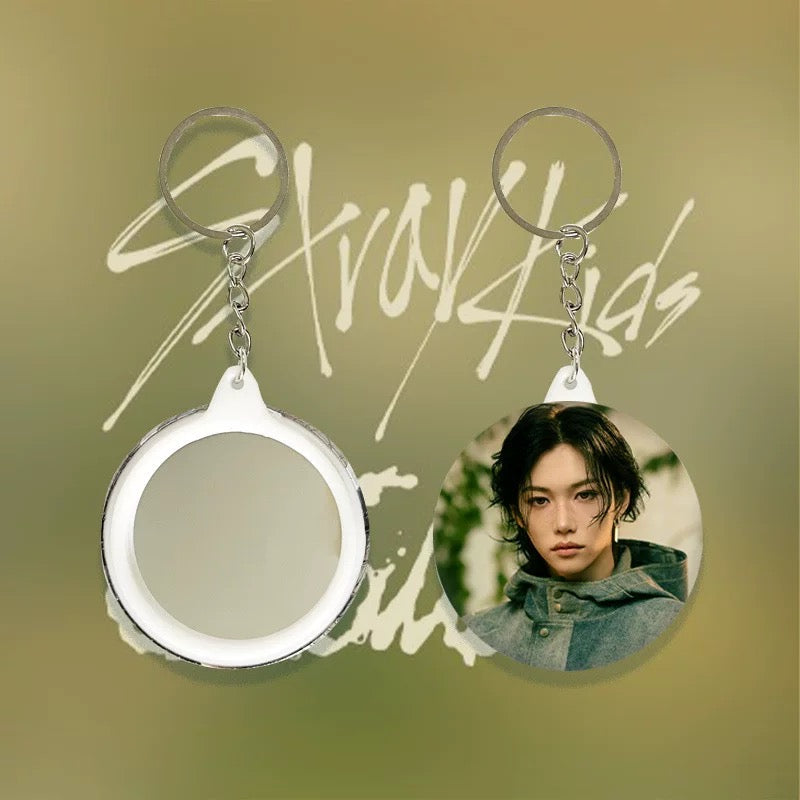 K-pop Stray Kids Hollow Album Mirror/ Keychain Badge