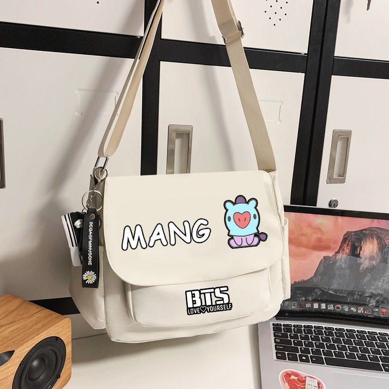 K-pop BTS Suga Jimin RM Jungkook JHope Jin V Crossbody Bag
