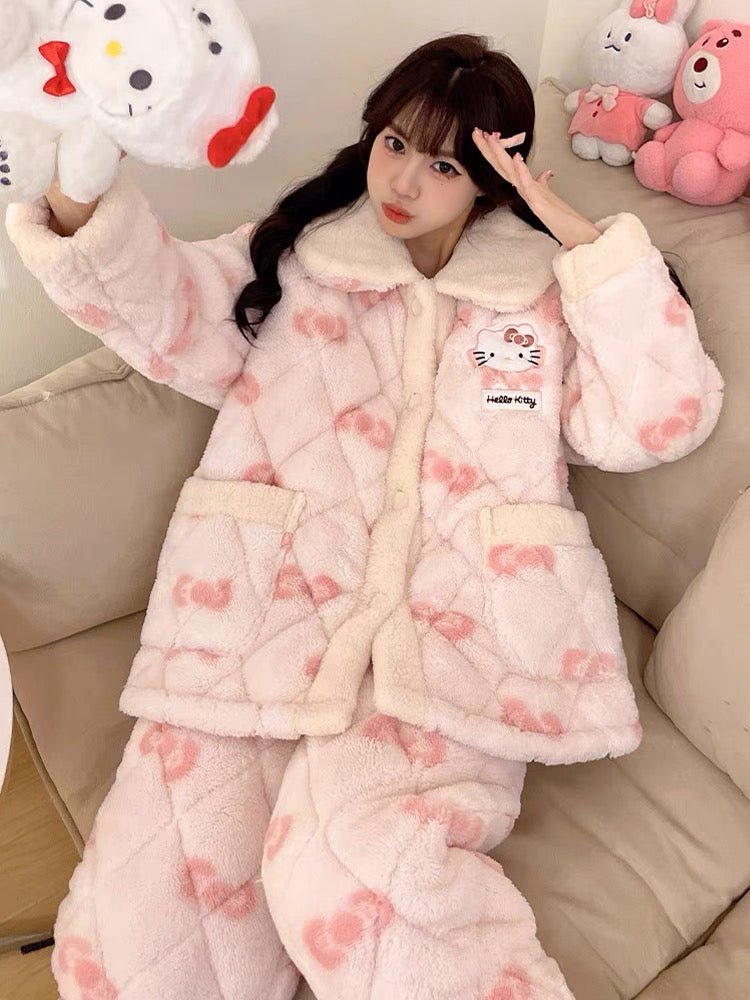 Sanrio Winter Pajamas Hello Kitty