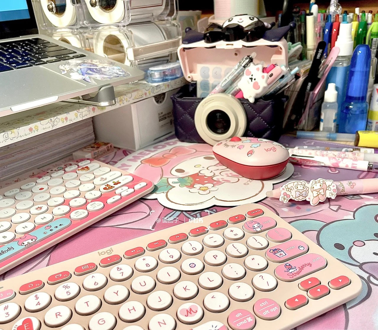 Logitech Official Licensed Sanrio Keyboard Cinnamoroll My Melody Kuromi Hello Kitty Keyboard