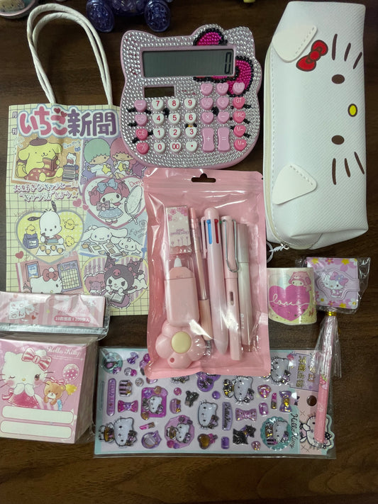 Clearance Bundle Hello Kitty Sanrio Stationary Set 1