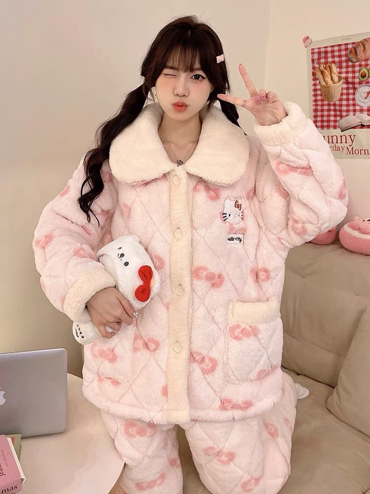 Sanrio Winter Pajamas Hello Kitty