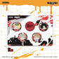 [Authentic] Popmart Gong X Haikyuu Garbage Dumpstar Battle  Series Acrylic Stand Badge