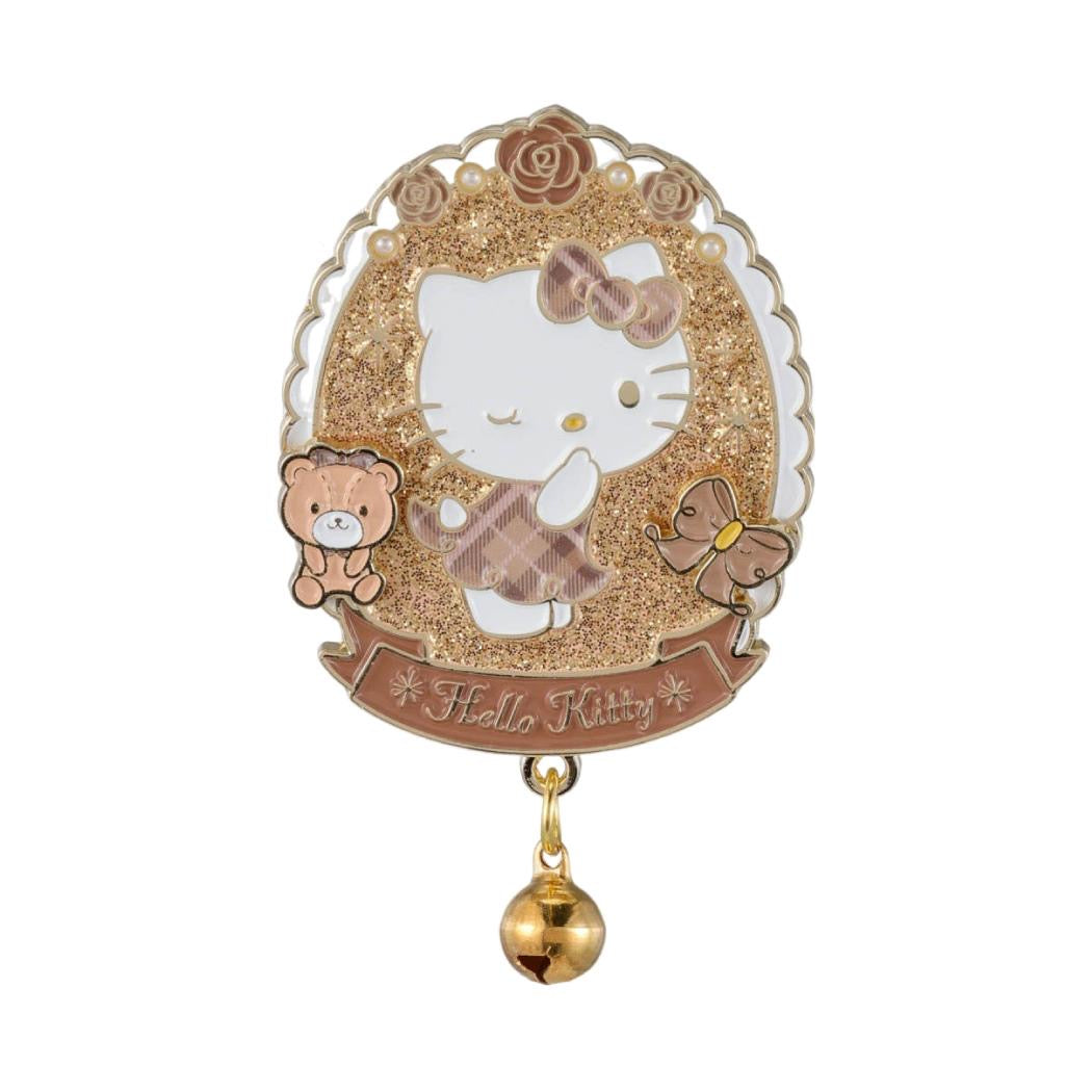 [Authantic] Miniso land Sanrio Hello Kitty Bag Mirror Plushy Pillow Hair Clip Retro Plaid Series