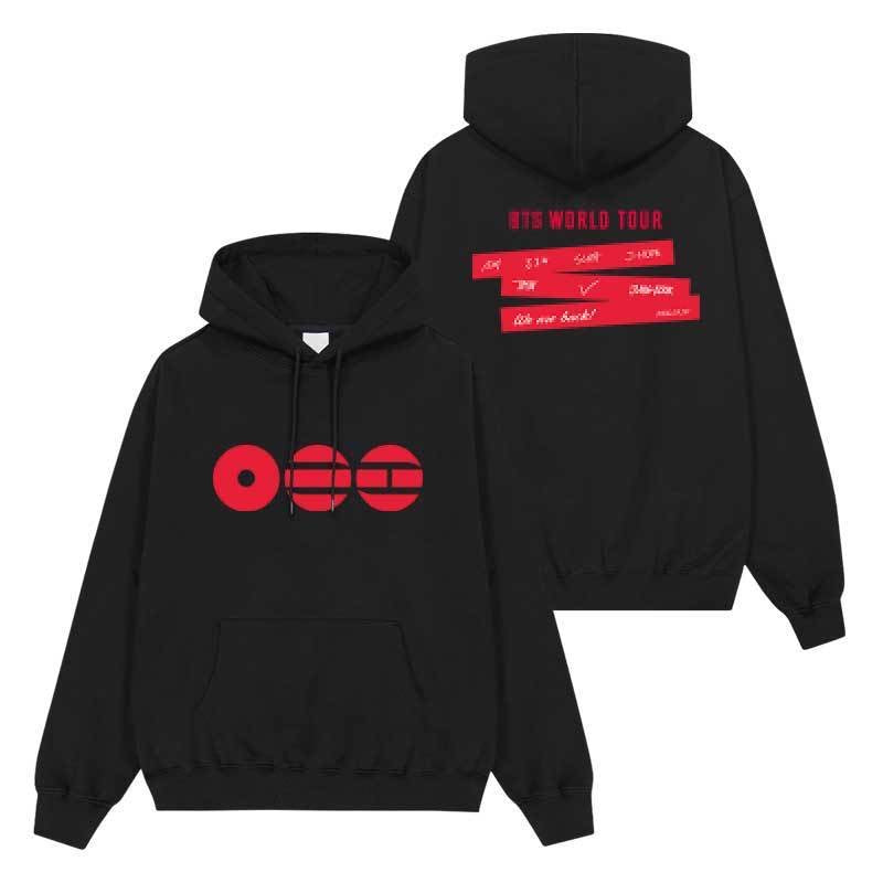 K-pop BTS World Tour Arirang Concert Hoodie Sweater Jacket