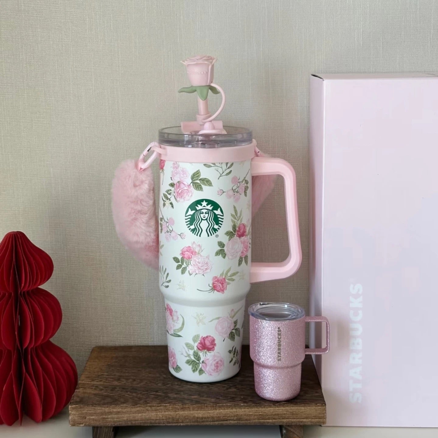 Authentic Starbucks Rose Garden Series Cup Tumbler