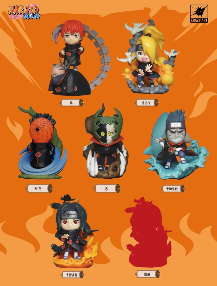 [Authentic ] Top Toy Naruto Akatsuki Blind Boxes Series 1 [ Series 2 Available On Separate link ]