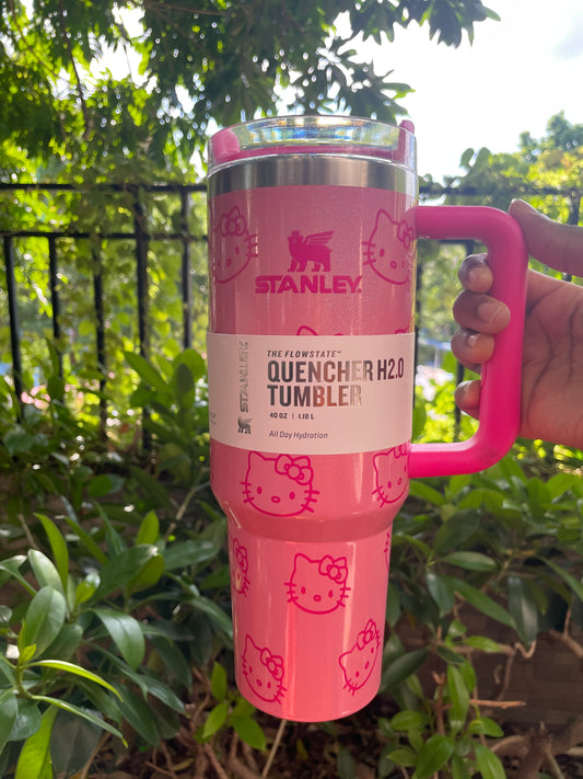 Cute Sanrio Hello Kitty Stanley Inspired 40 oz Tumbler