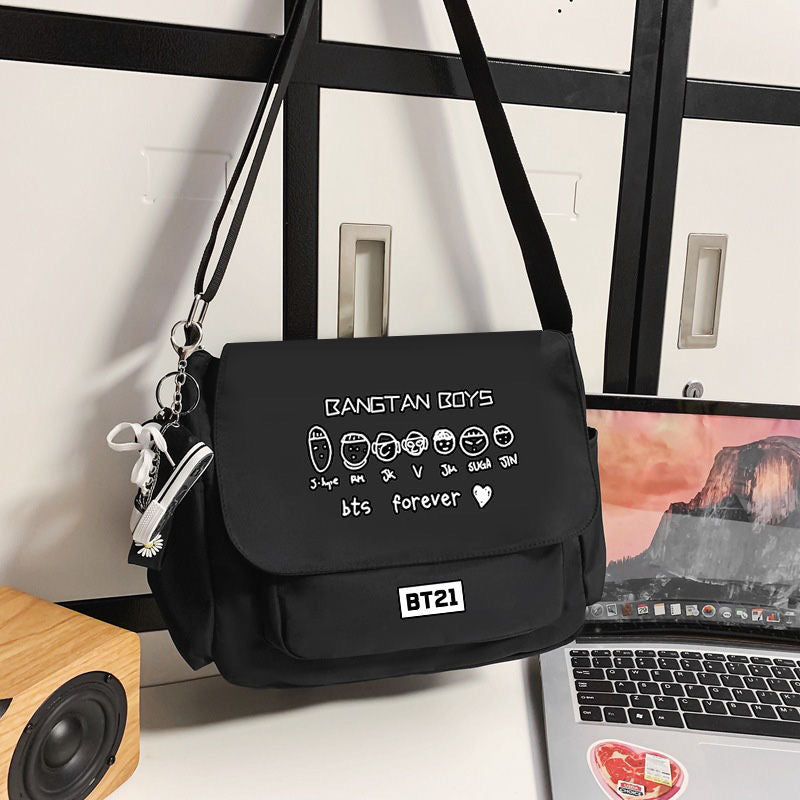 K-pop BTS Suga Jimin RM Jungkook JHope Jin V Crossbody Bag