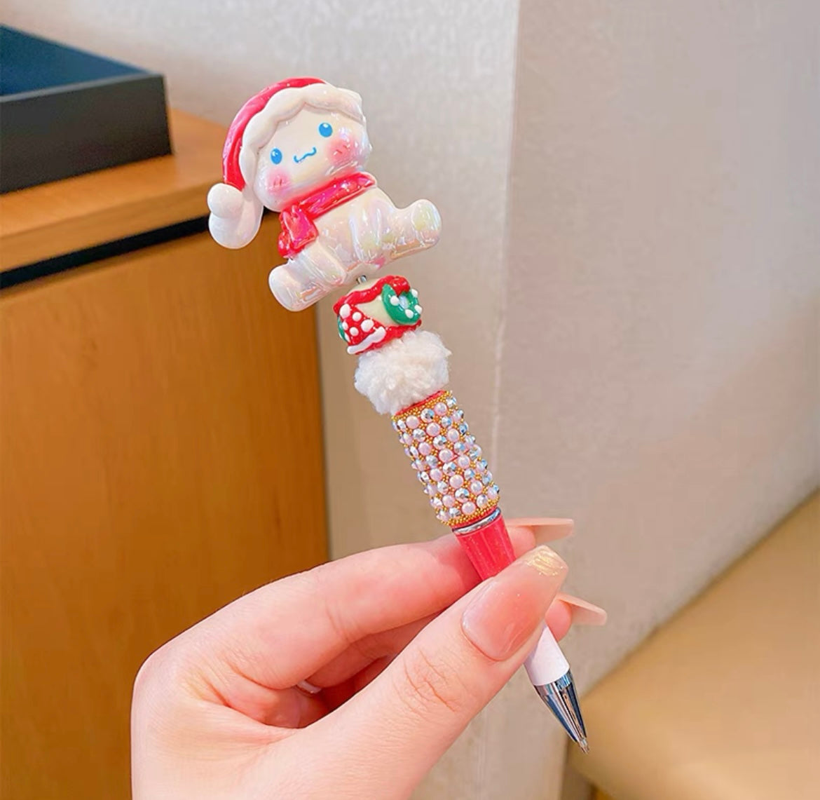 Sanrio Christmas Pens Stationary Hello Kitty My Melody Pompompurin Cinamoroll