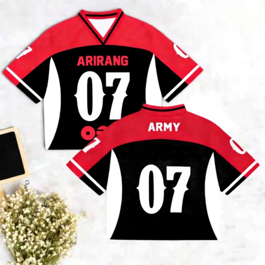 K-pop BTS Arirang World Tour Jersey