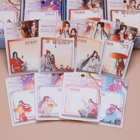 Heavens Official Blessings Inspired MXTX 4 Pcs Sticky Notes Stationary