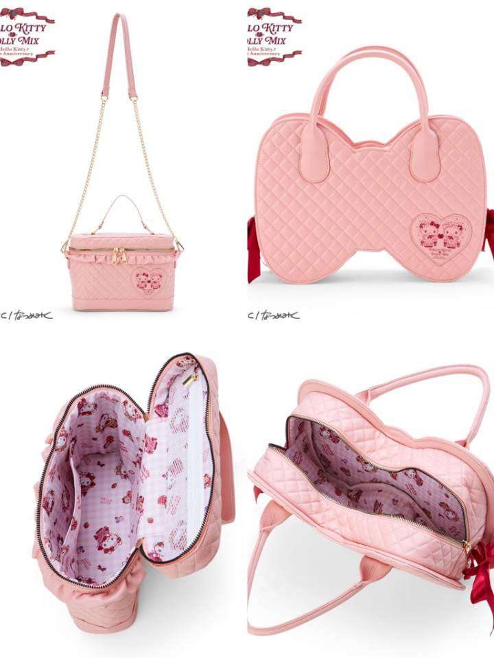 Sanrio Hello Kitty X Dolly Mix 50th Anniversary PU Bags