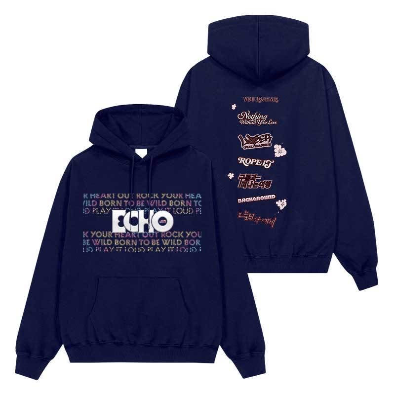 K-pop BTS Jin Tour Echo Album Sweater Hoodie
