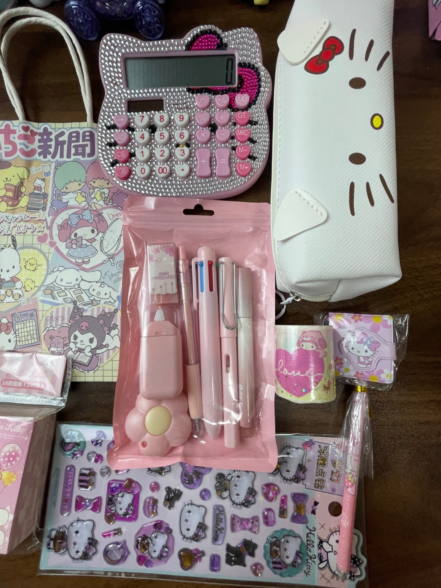 Clearance Bundle Hello Kitty Sanrio Stationary Set 1