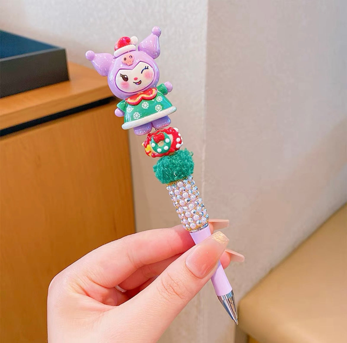 Sanrio Christmas Pens Stationary Hello Kitty My Melody Pompompurin Cinamoroll